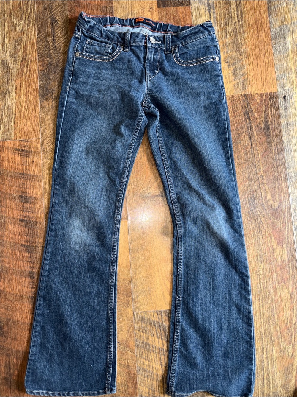 Dark Blue girls  Bootcut Jeans - Classic Denim